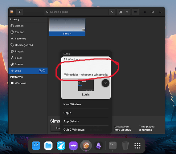 Lutris issue
