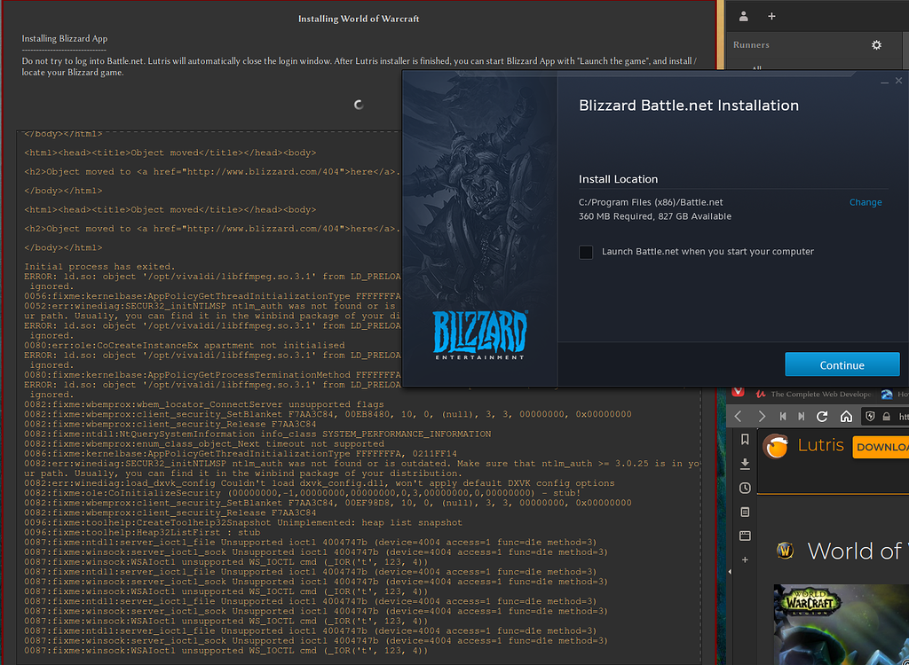 Blizzard Battle.net stuck when updating - Support - Lutris Forums