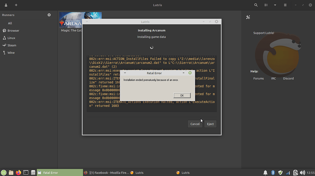 cannot unmount disk cannot unmount disk