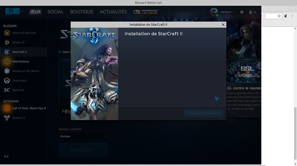how to install starcraft 2