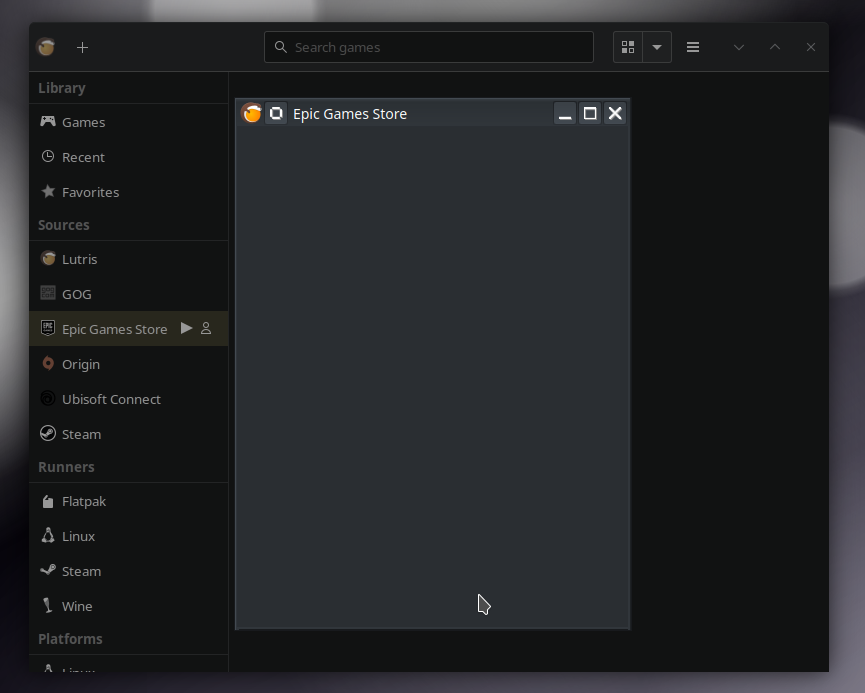 Accessing Epic Games Store on Linux With Lutris