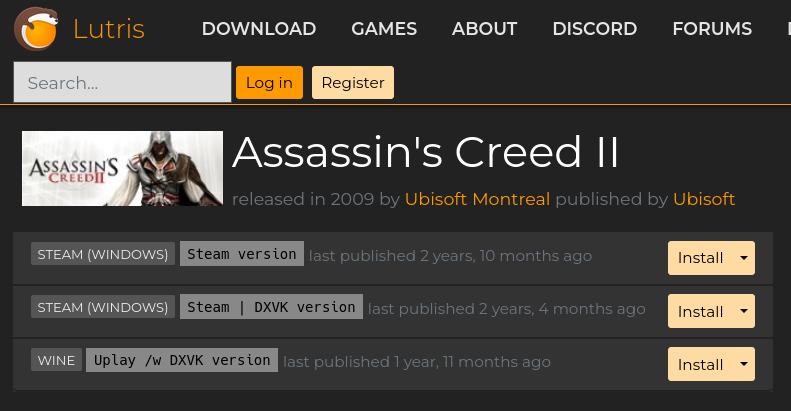 Assassin's Creed Origins - Lutris