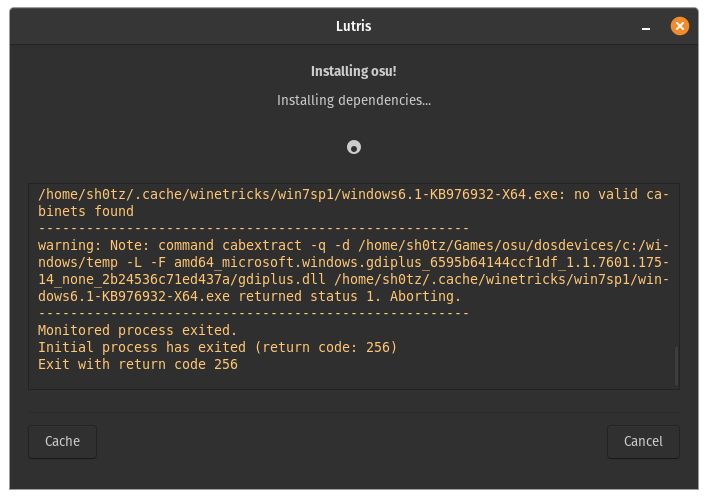 osu-install-error-256-support-lutris-forums